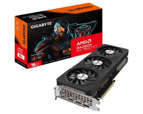 TARJETA GRAFICA GIGABYTE RADEON RX 7600 XT GAMING OC 16GB DDR6